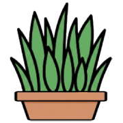 観葉植物の絵文字